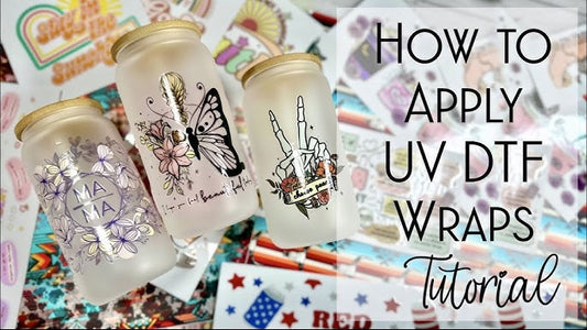 How to Apply UV DTF Wraps on Glass Cups: A Beginnerβs Guide