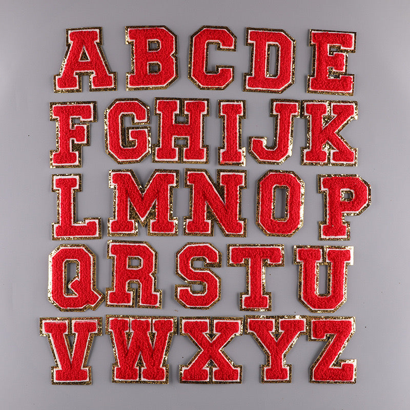 TikTok Trending Small Chenille Letter Patch