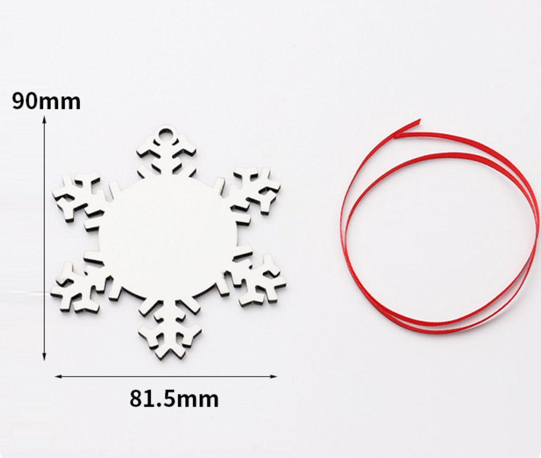 MDF Christmas Ornaments Sublimation Blanks