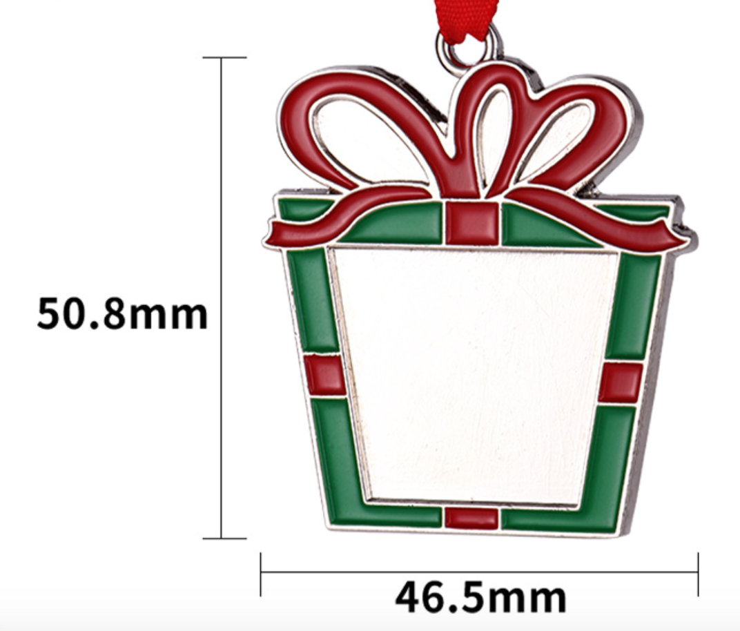 Christmas Festive Ornaments Sublimation Blanks