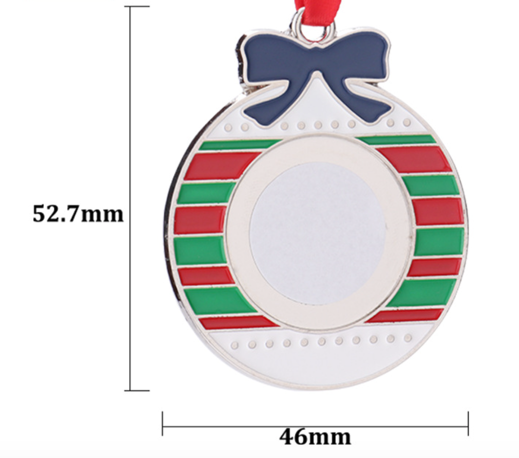 Christmas Festive Ornaments Sublimation Blanks