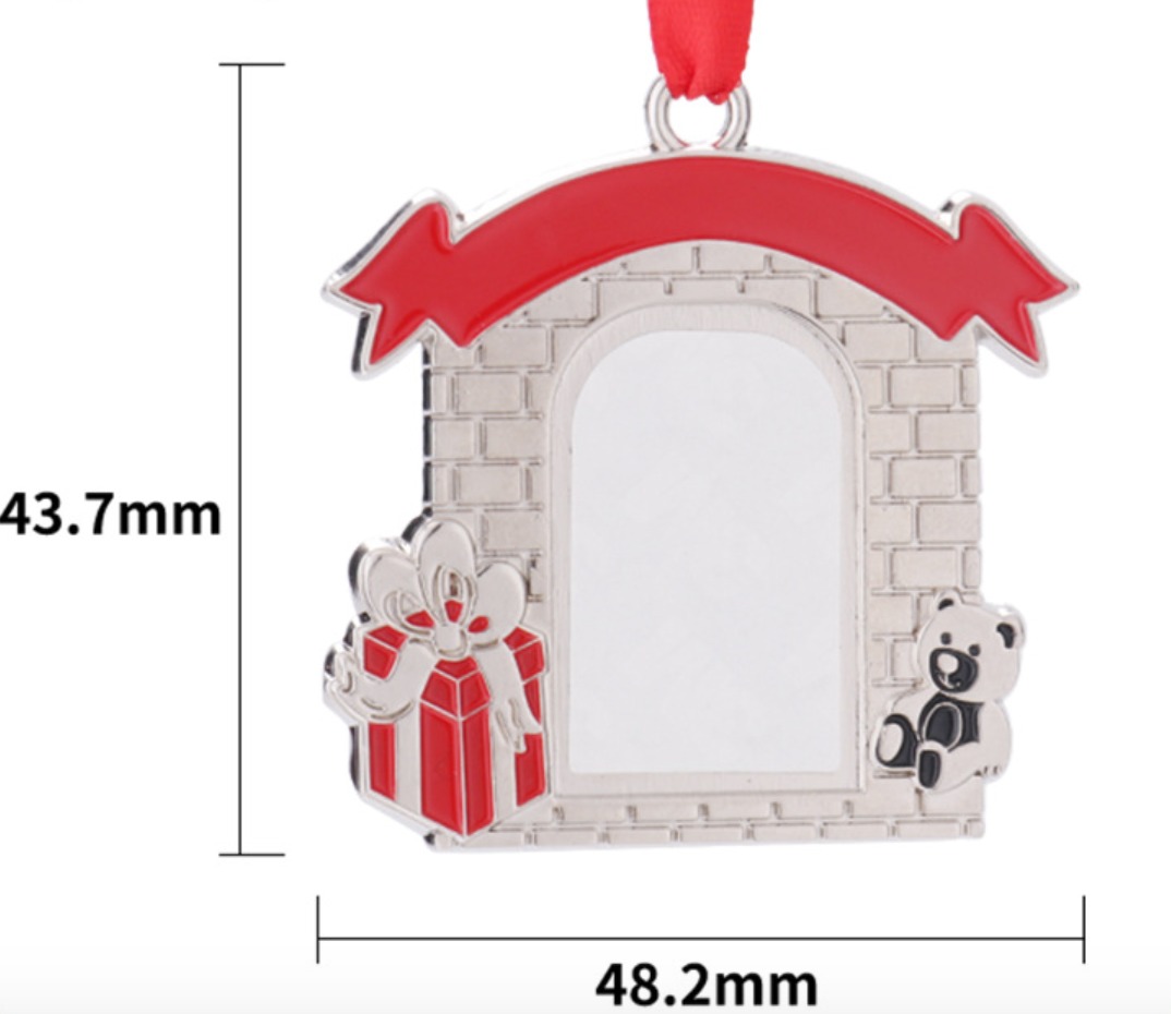 Christmas Festive Ornaments Sublimation Blanks