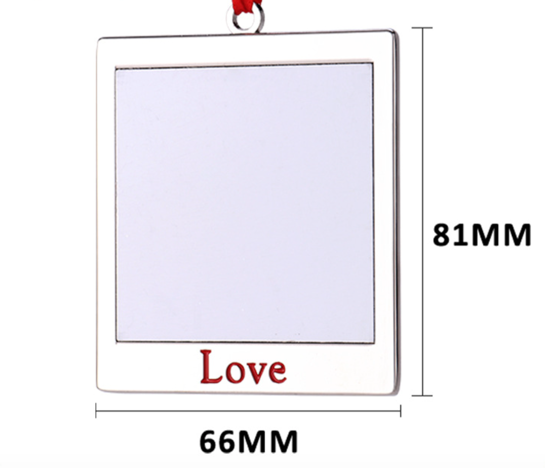 Christmas Festive Ornaments Sublimation Blanks