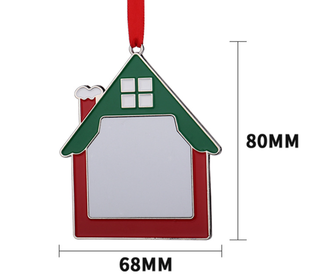 Christmas Festive Ornaments Sublimation Blanks