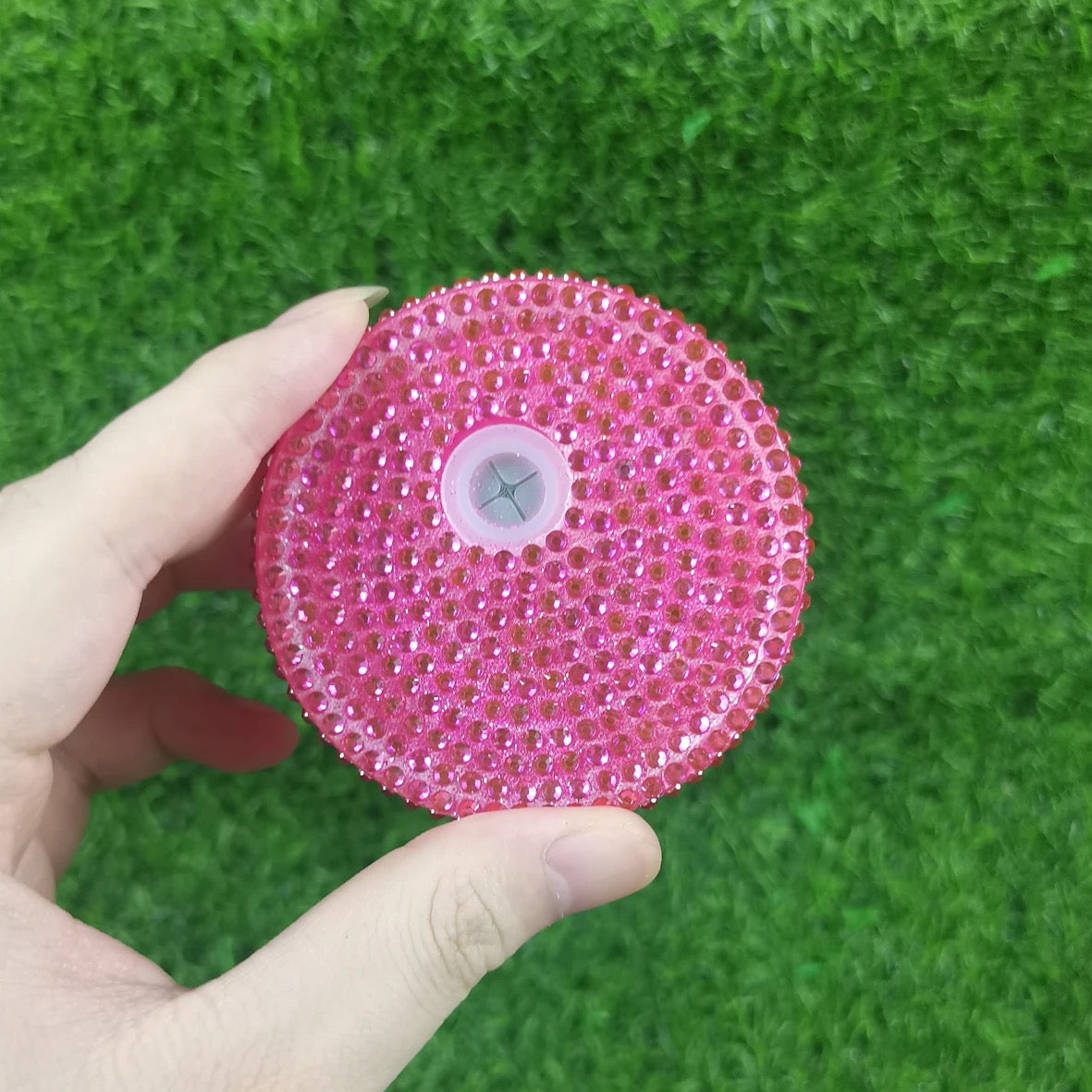 Rhinestone Bling Lids for 16oz Glass Can