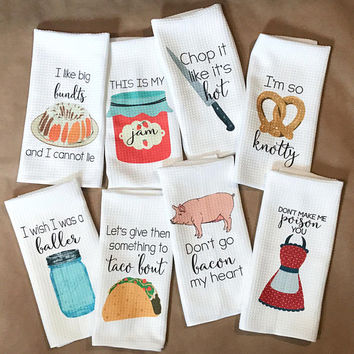 Waffle Kitchen Tea Towel Sublimation Blanks