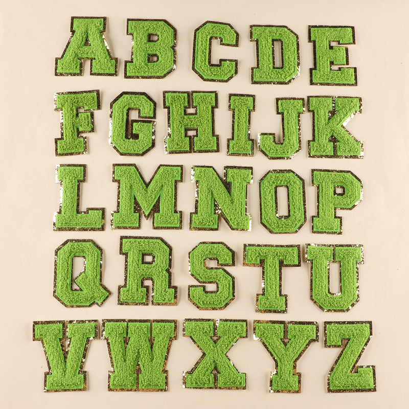 TikTok Trending Small Chenille Letter Patch