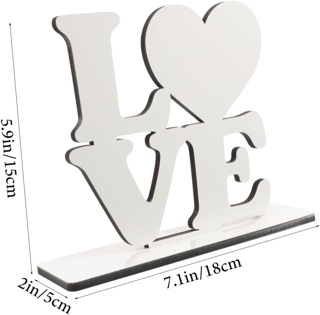 LOVE Photo Stand Sublimation Blanks