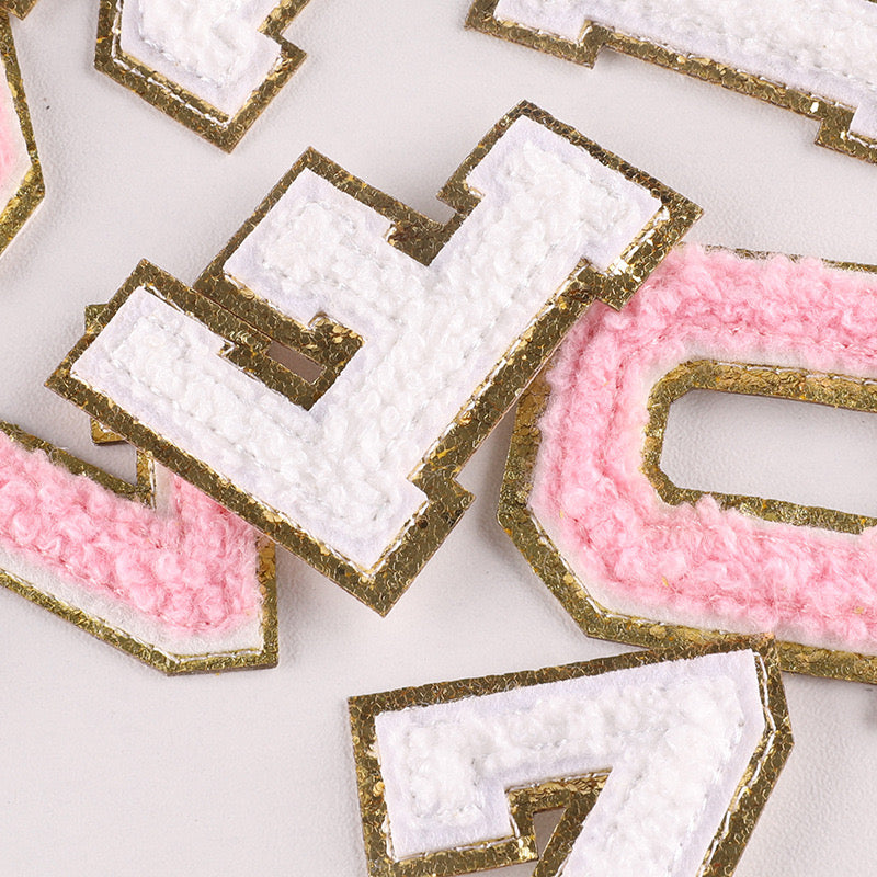 TikTok Trending Small Chenille Letter Patch