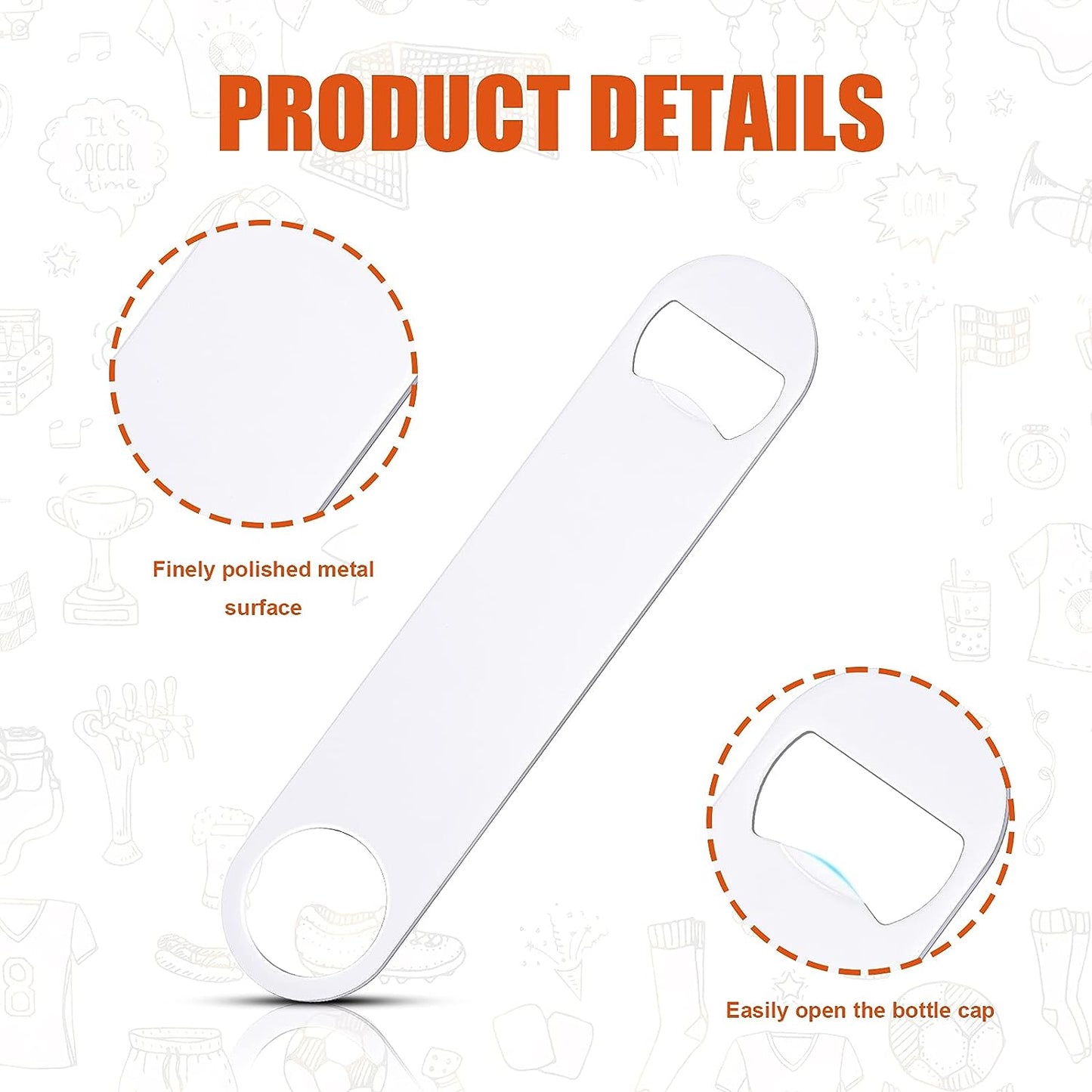 Large Beer Opener Sublimation Blanks