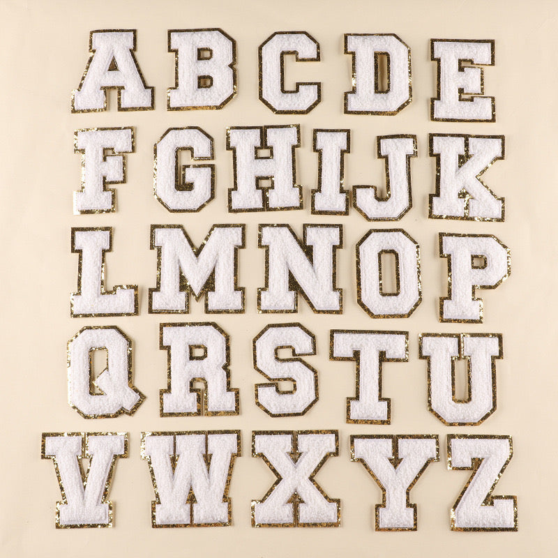 TikTok Trending Small Chenille Letter Patch