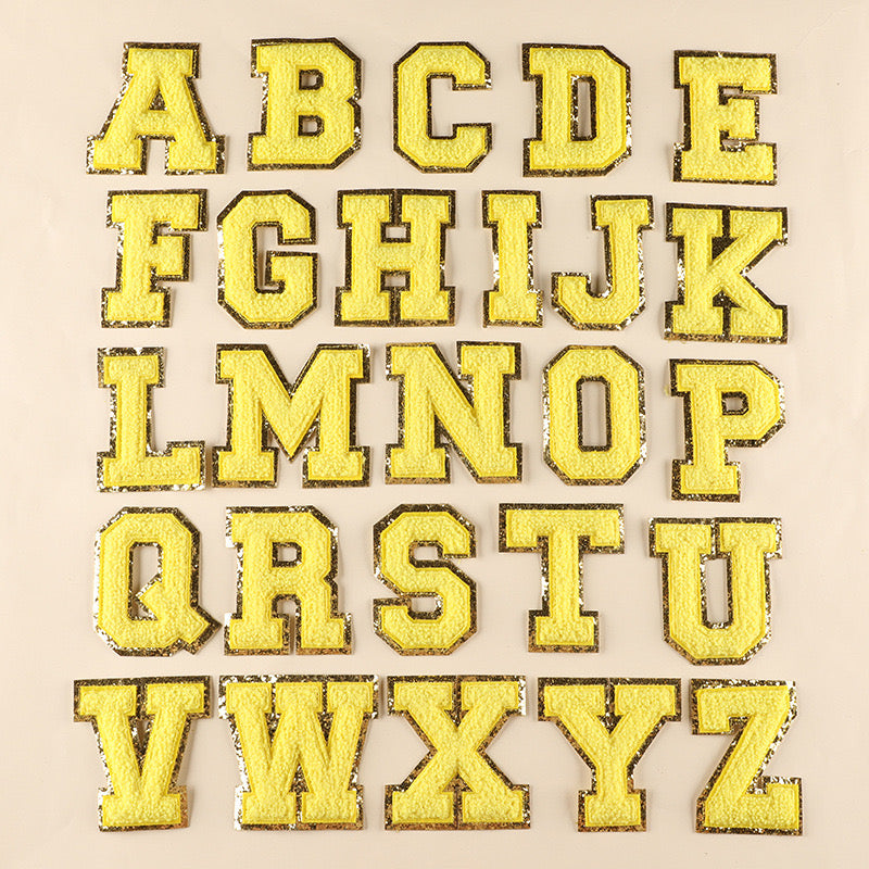 TikTok Trending Small Chenille Letter Patch