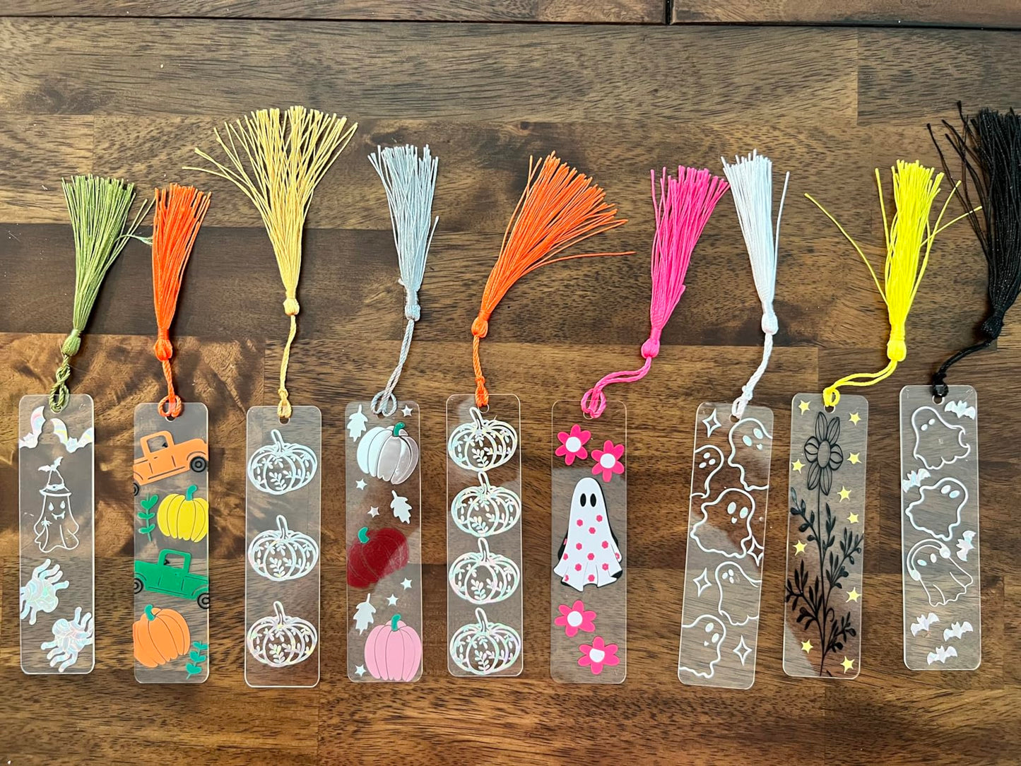 Transparent Acrylic Bookmarks for Vinyl UV DTF