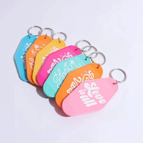 TikTok Trending Retro Motel Keychain Blanks