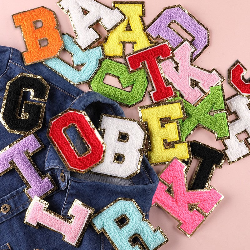 TikTok Trending Small Chenille Letter Patch