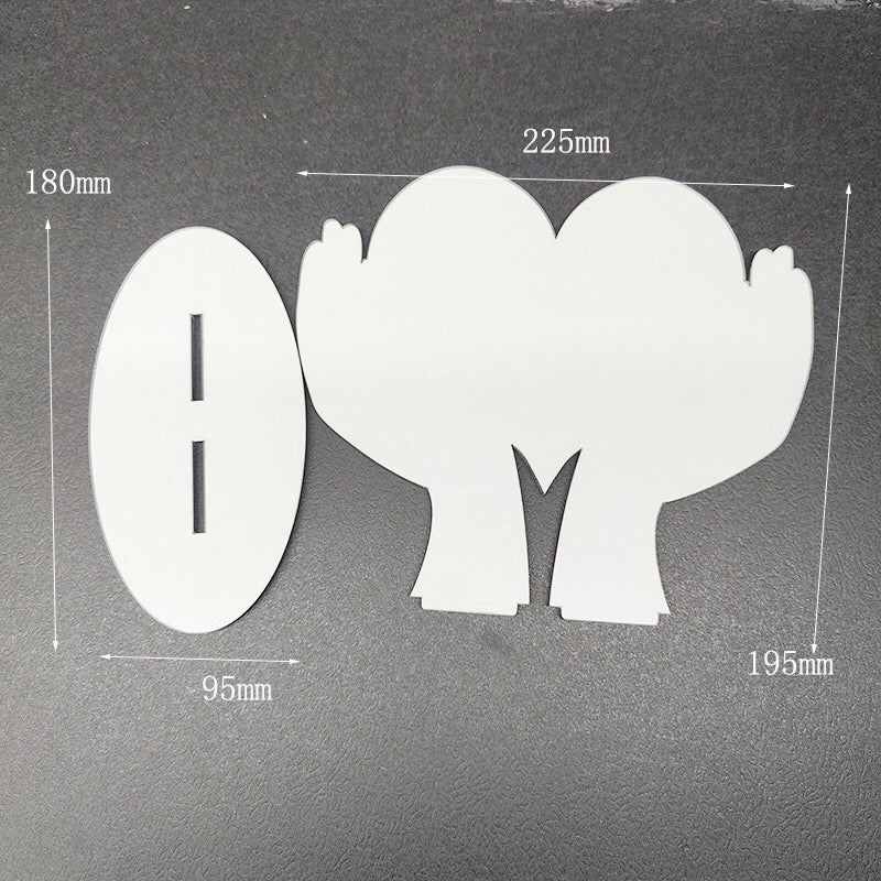 Heart Photo Stand Sublimation Blanks
