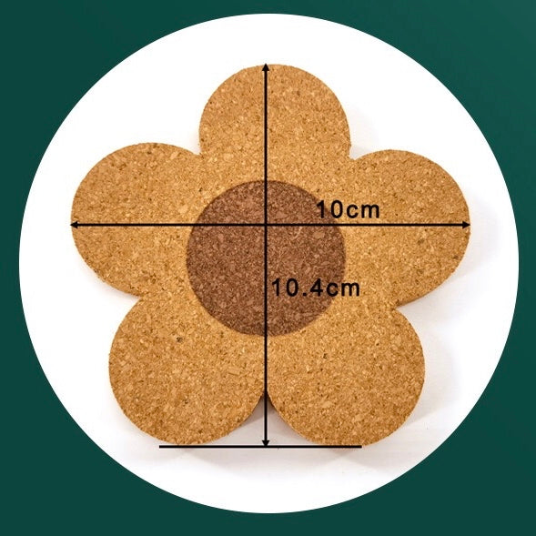 TikTok Trending Flower Cork Coasters for Glass Cans