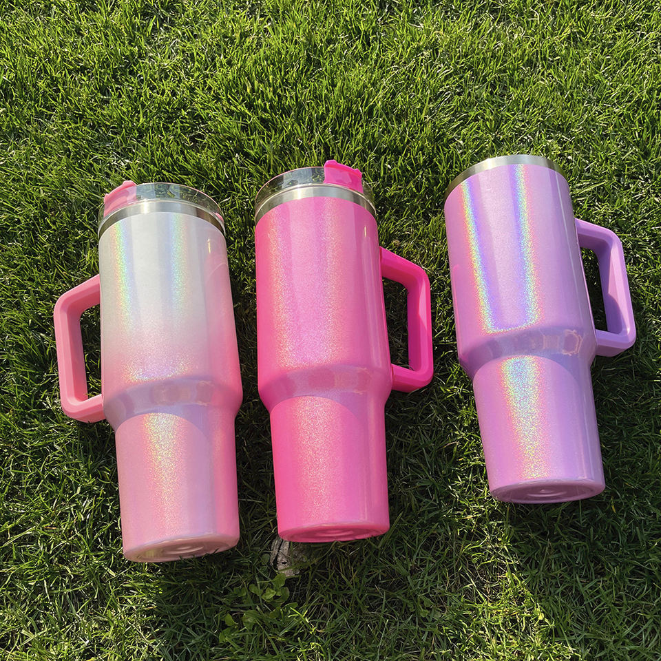 40oz Shimmer Car Tumblers Sublimation Blanks