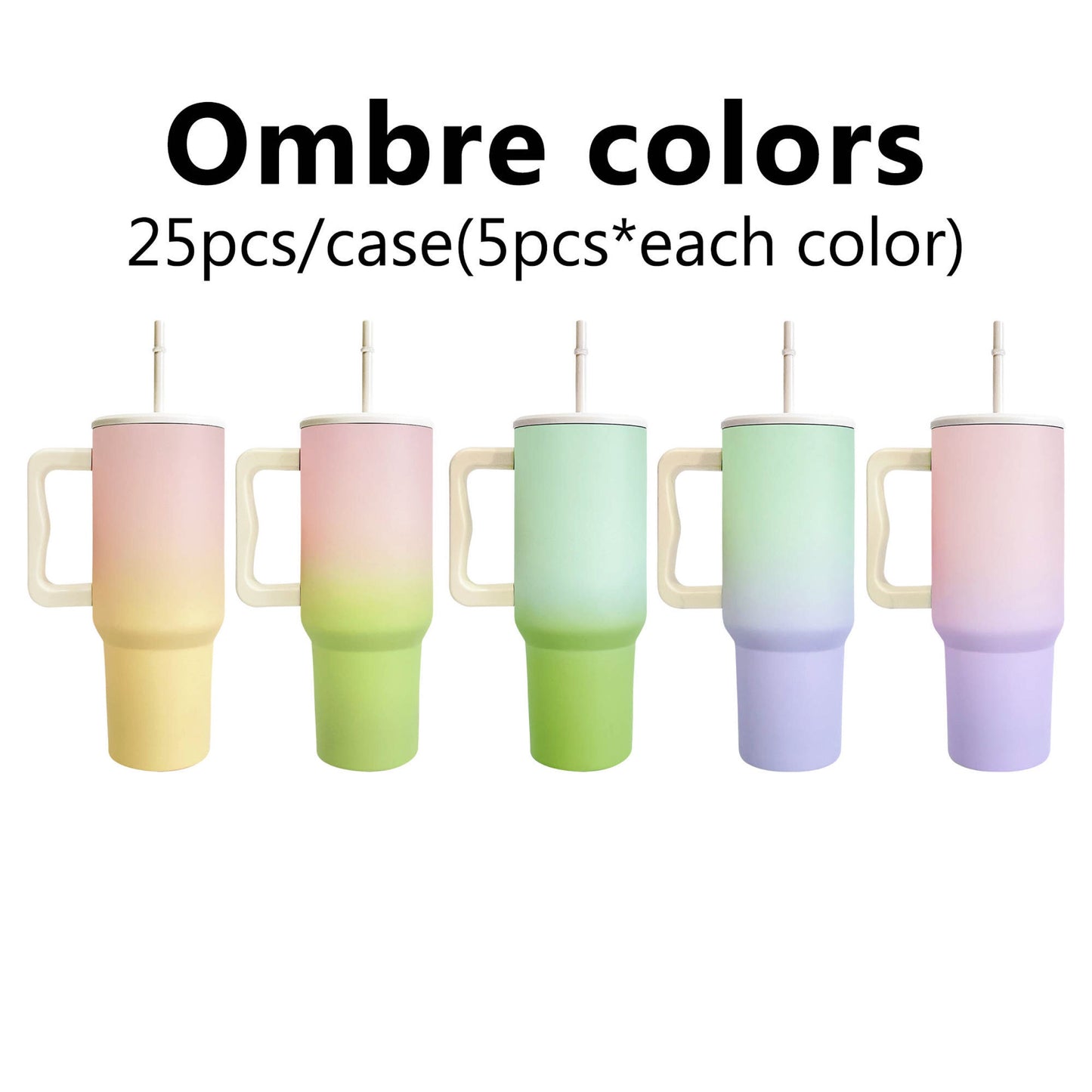 40oz Shimmer Car Tumblers Sublimation Blanks