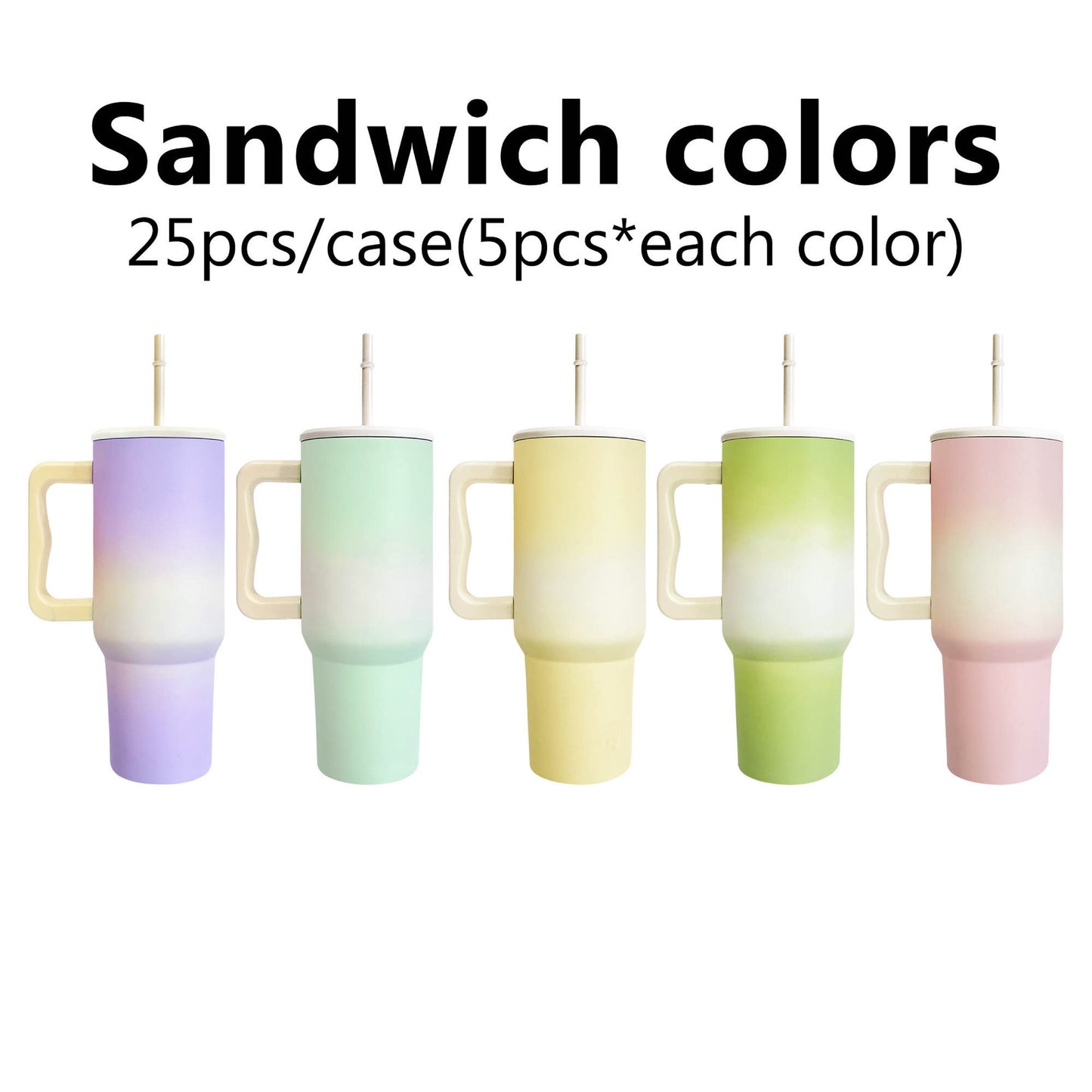 40oz Shimmer Car Tumblers Sublimation Blanks