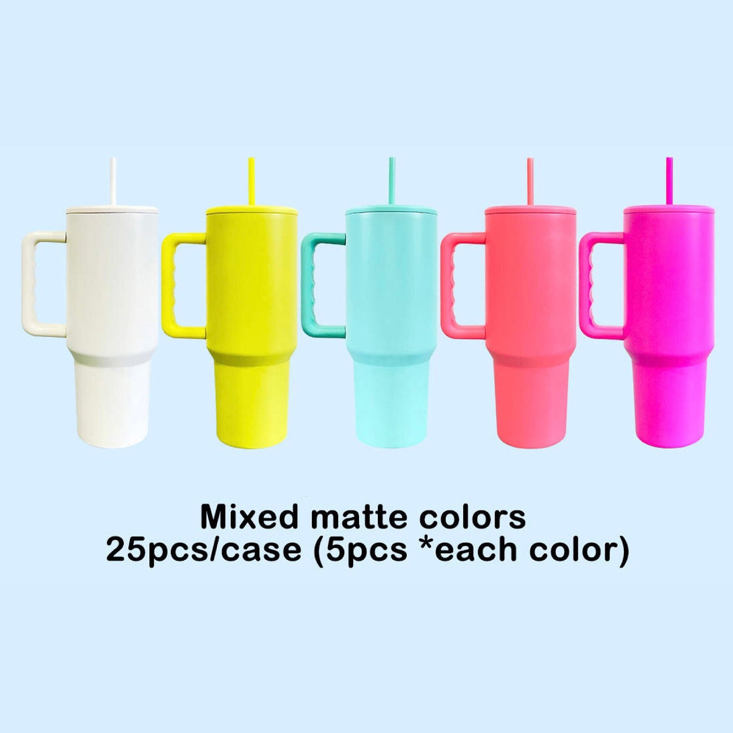 40oz Shimmer Car Tumblers Sublimation Blanks