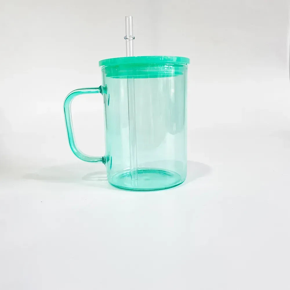 17oz Jelly Glass Mug Sublimation Blanks