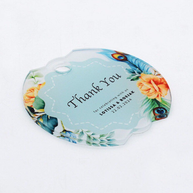 Name Plate Lid Topper for 40oz Stanley Sublimation Blanks