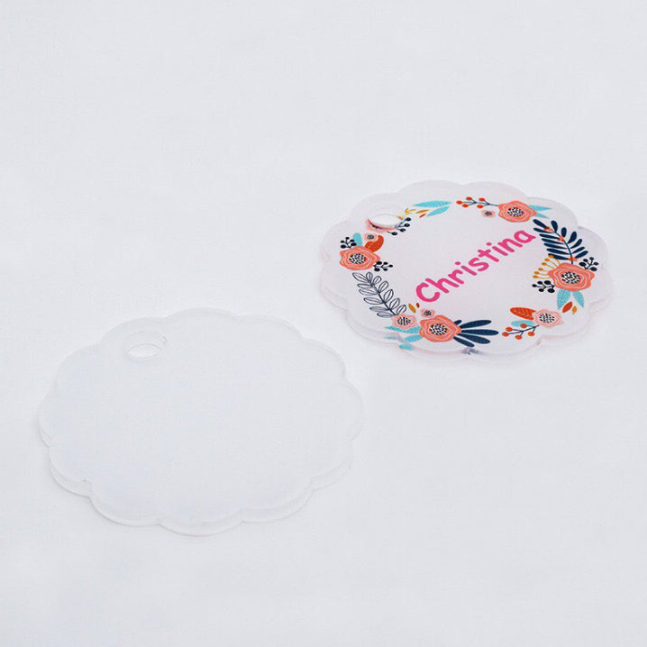 Name Plate Lid Topper for 40oz Stanley Sublimation Blanks