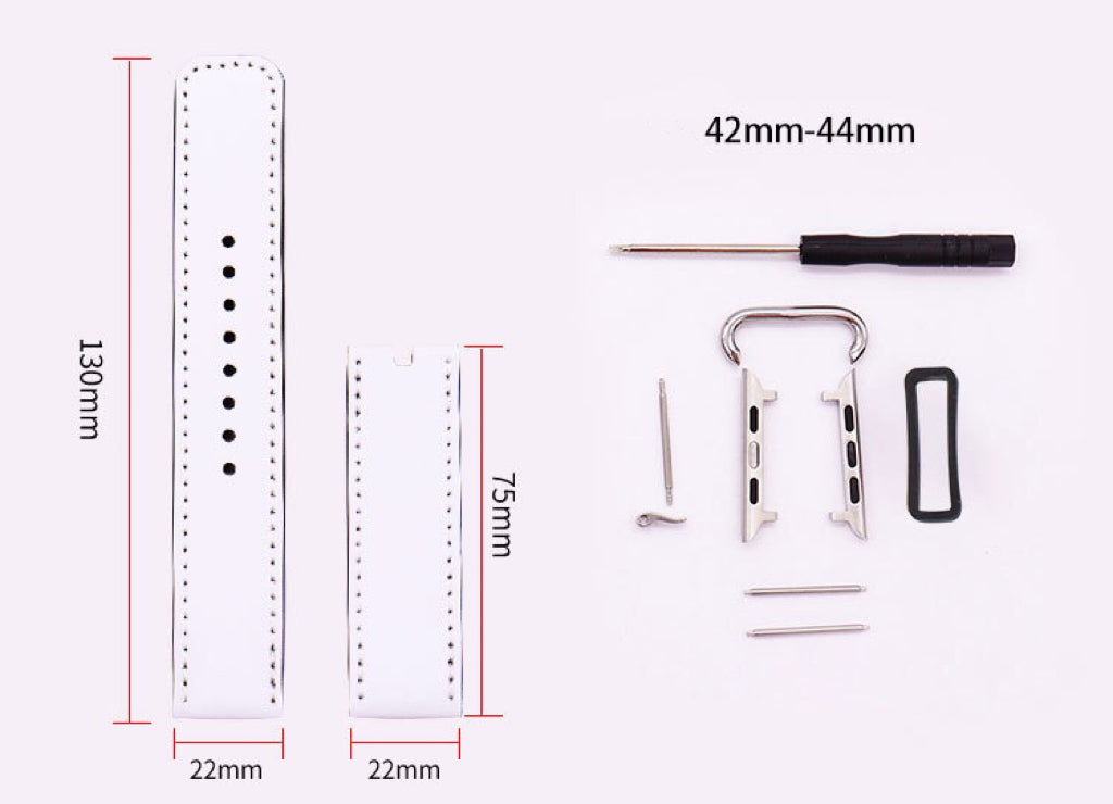 Faux Leather Apple Watch Band Sublimation Blank