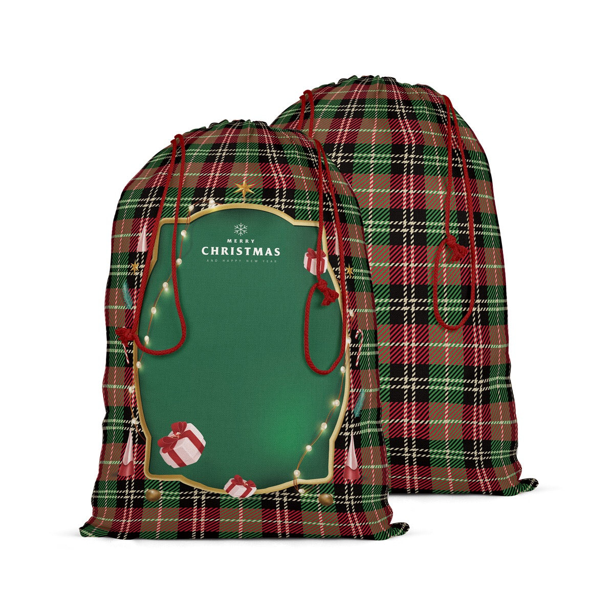 Color Christmas Santa Sack Sublimation Blanks