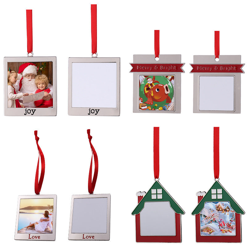 Christmas Festive Ornaments Sublimation Blanks