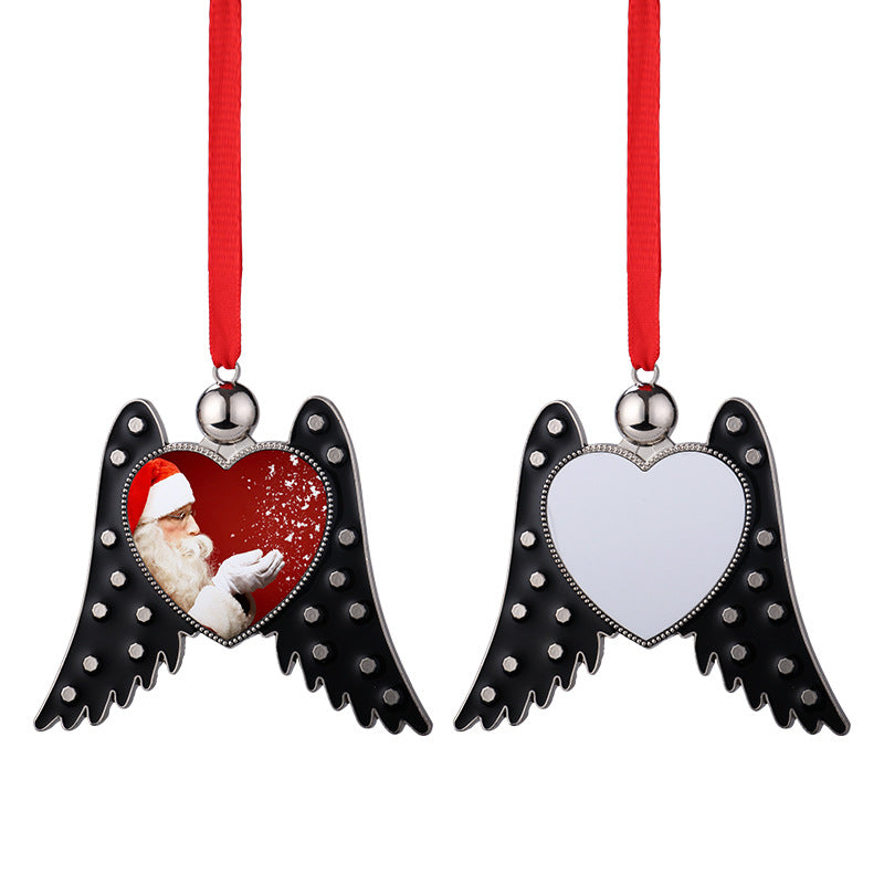 Christmas Angel Wings Ornaments Sublimation Blanks