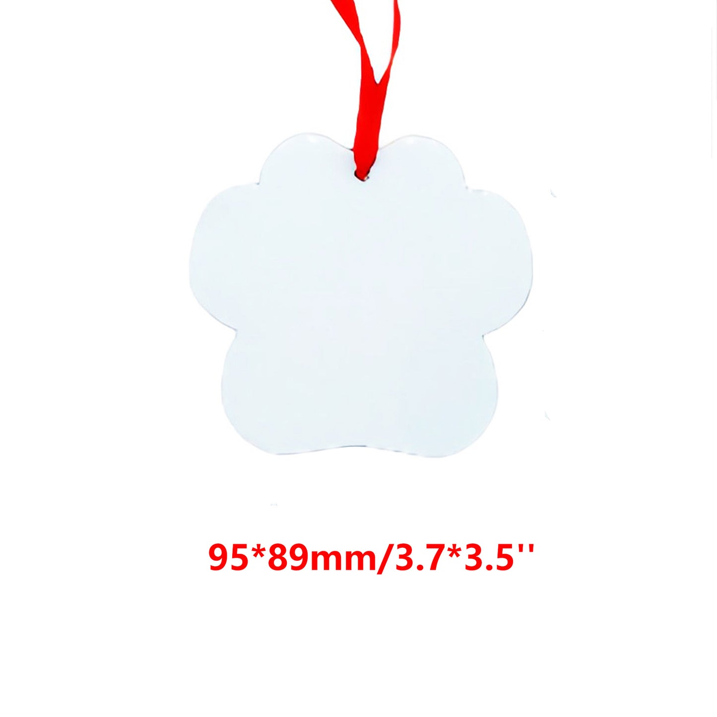Aluminum Christmas Ornaments Sublimation Blanks