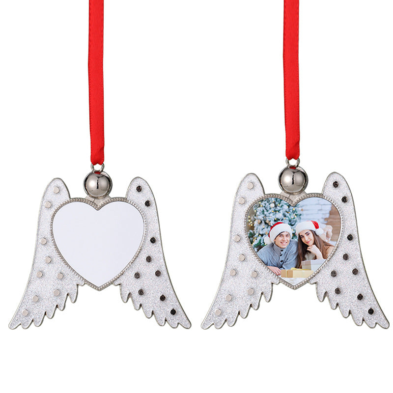 Christmas Angel Wings Ornaments Sublimation Blanks
