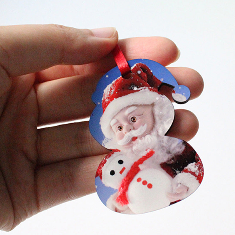 MDF Merry Christmas Ornaments Sublimation Blanks