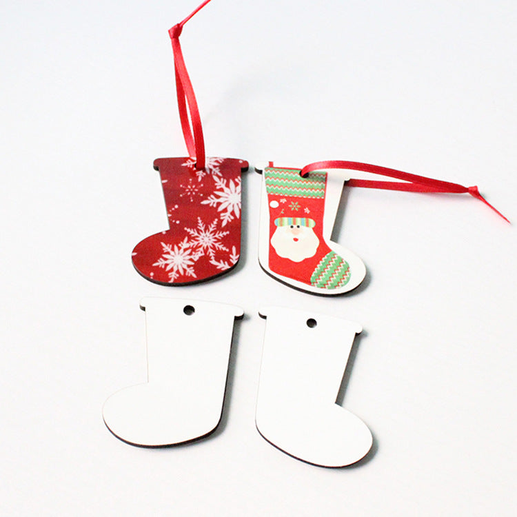 MDF Merry Christmas Ornaments Sublimation Blanks