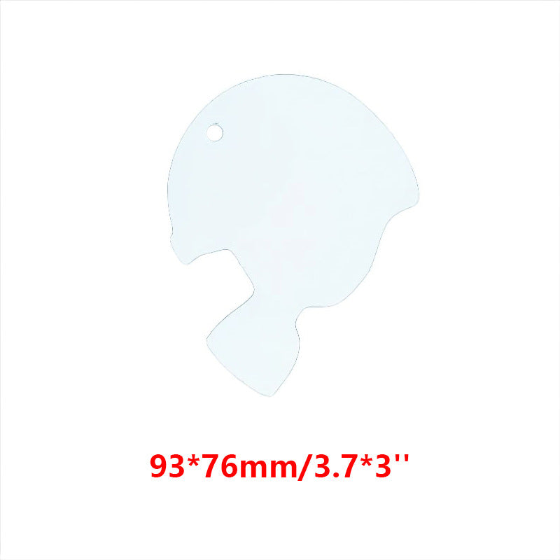 Aluminum Christmas Ornaments Sublimation Blanks