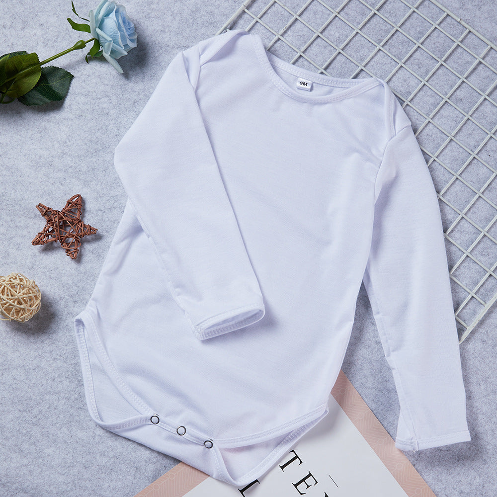 95% Polyester Baby Onesie Long Sleeve Sublimation Blanks