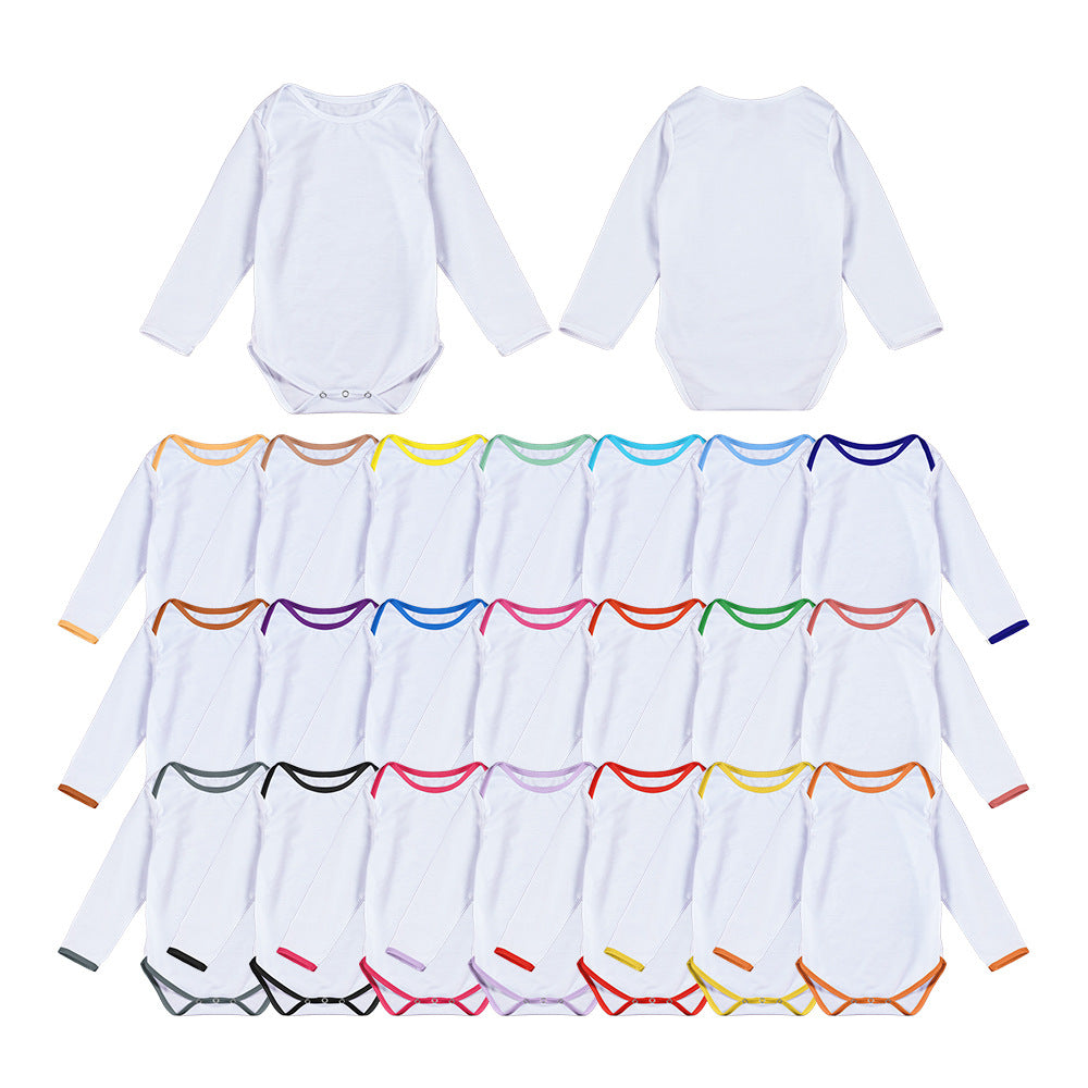 95% Polyester Baby Onesie Long Sleeve Sublimation Blanks