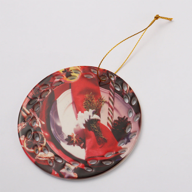 Ceramic Christmas Ornaments Sublimation Blanks