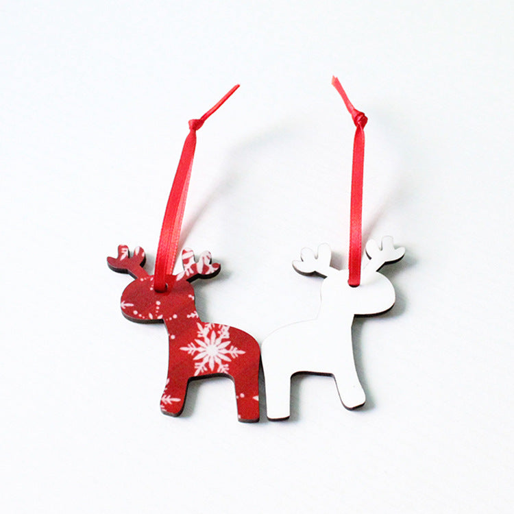 MDF Merry Christmas Ornaments Sublimation Blanks