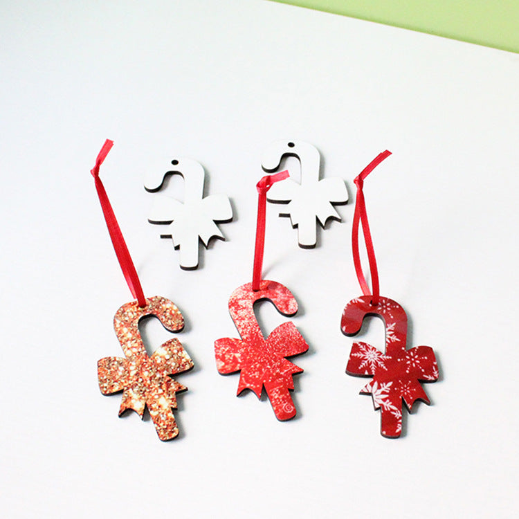 MDF Merry Christmas Ornaments Sublimation Blanks