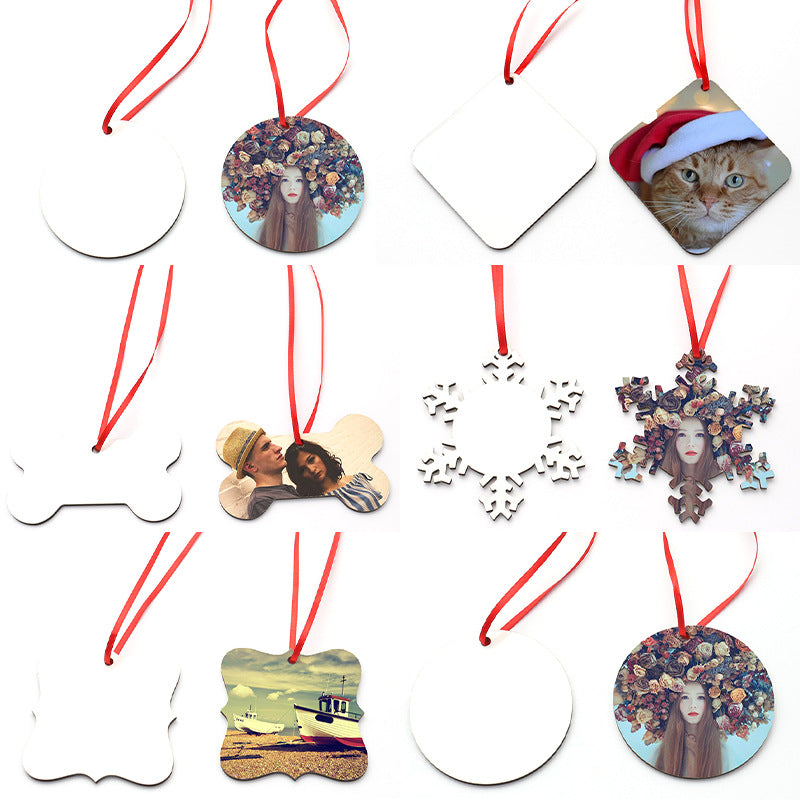 MDF Christmas Ornaments Sublimation Blanks