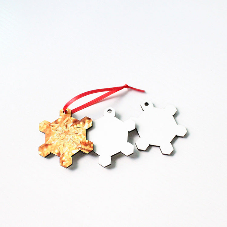 MDF Merry Christmas Ornaments Sublimation Blanks
