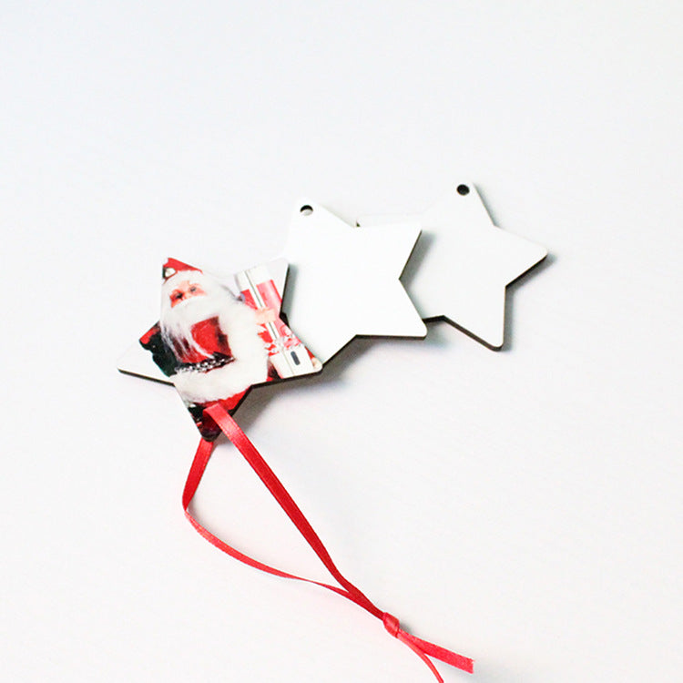 MDF Merry Christmas Ornaments Sublimation Blanks
