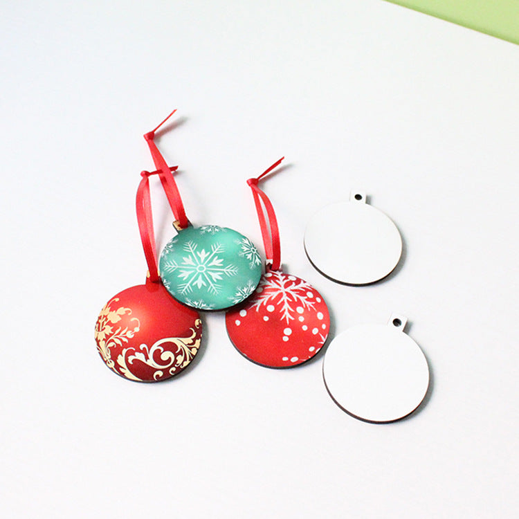 MDF Merry Christmas Ornaments Sublimation Blanks