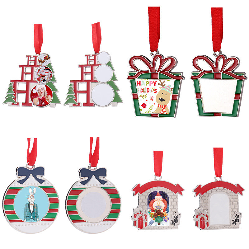 Christmas Festive Ornaments Sublimation Blanks