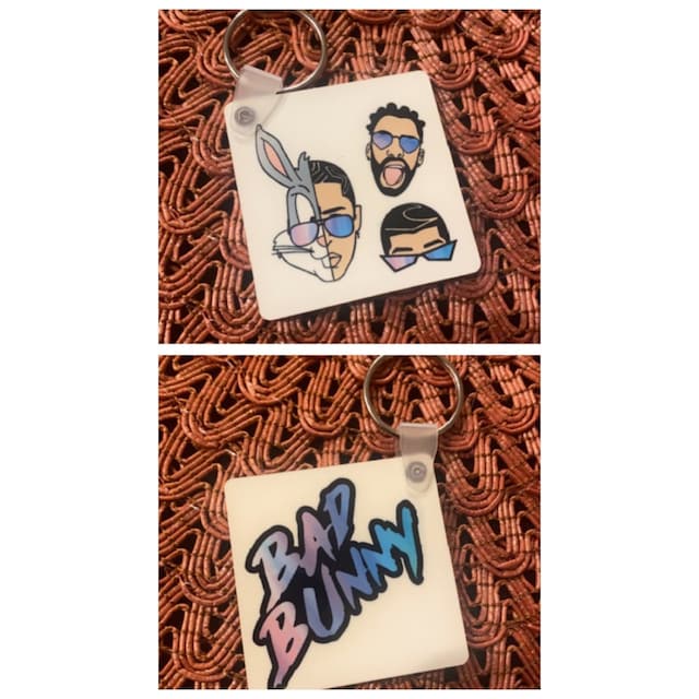 MDF Keychains Sublimation Blanks