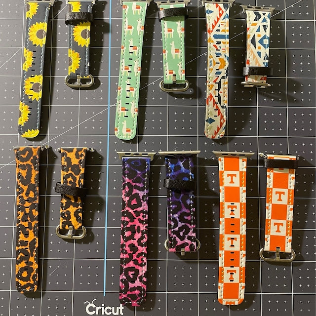 Faux Leather Apple Watch Band Sublimation Blank