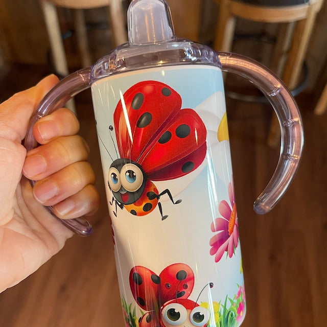 12oz Baby Sippy Cups Tumblers with Duo Lids Sublimation Blanks